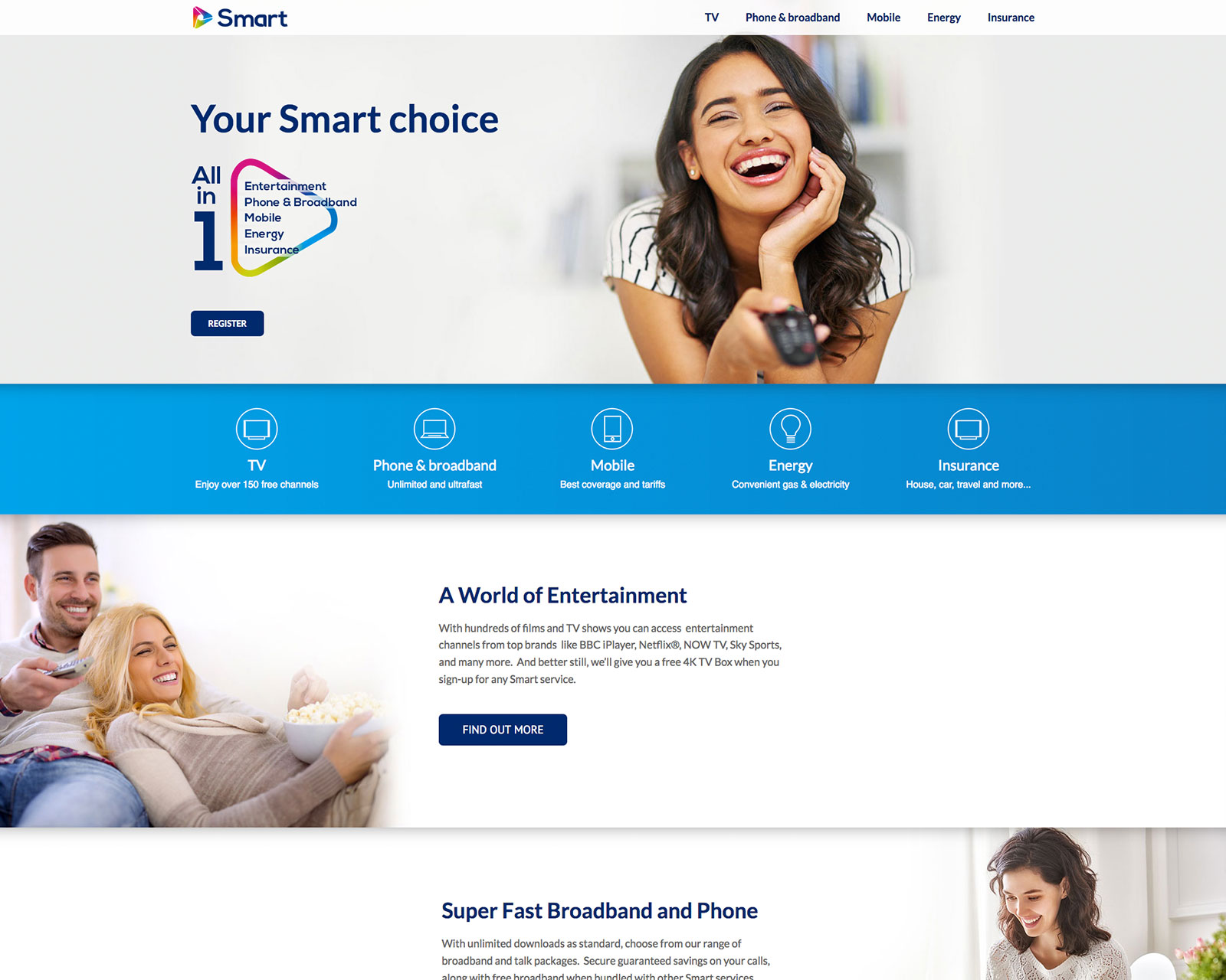 Smart website